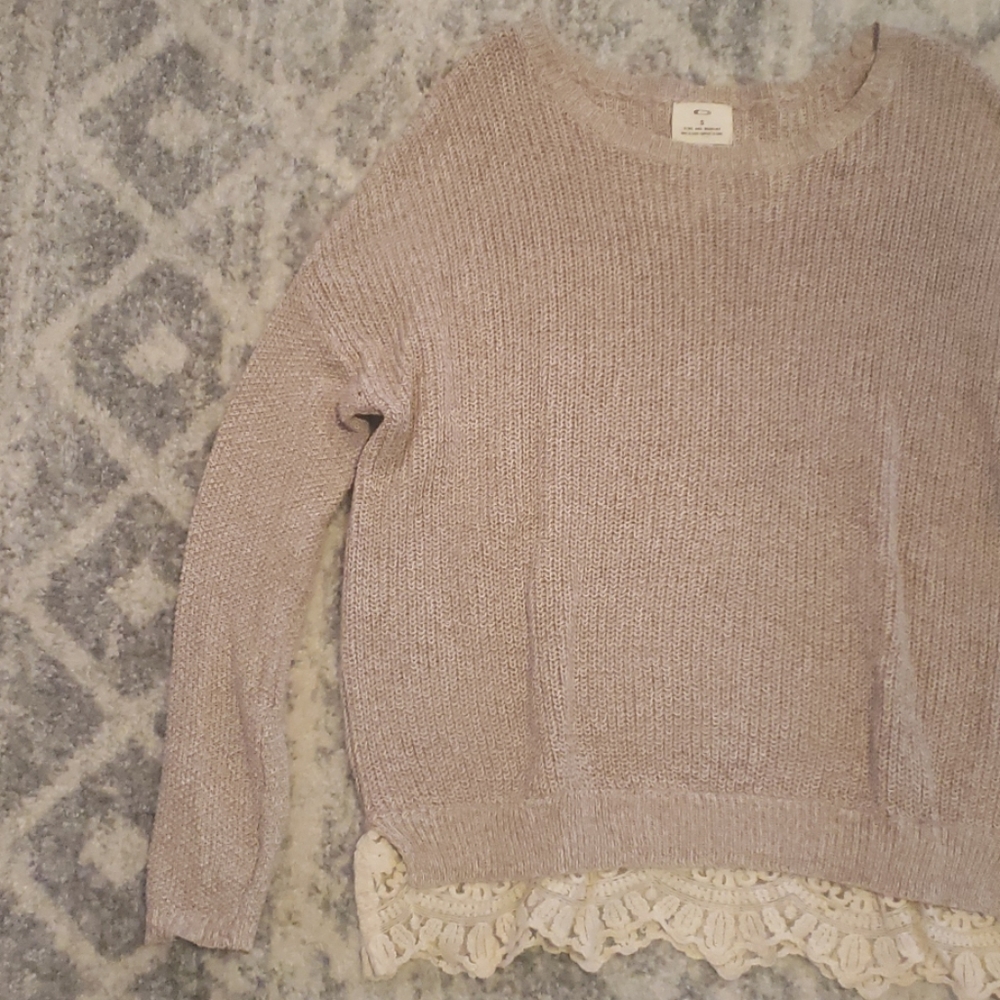 Urban Outfitters Knit & Lace Sweater